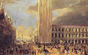 unknow artist St. Mark's Square with Charlatans oil painting reproduction